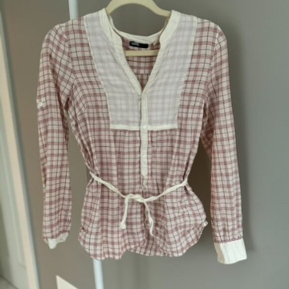 Urban Outfitters Tops - Urban Outfitters BDG white and red plaid blouse